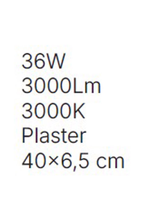Inlight Deckenleuchte montieren 40cm Weiße mit Integrierte LED 42054-Weiß