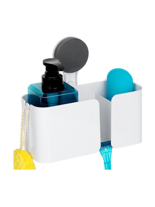 Badezimmerregal An Der Wand Montierte Kunststoff Dusche Regal 21x9x19cm Weiße