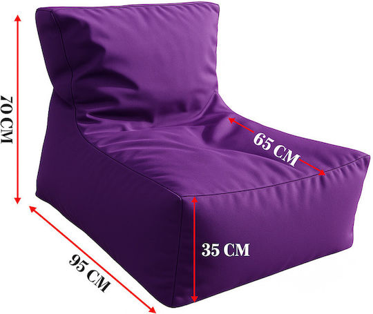 SteweHome Sitzsack Wasserdicht Birne 75x65x70cm