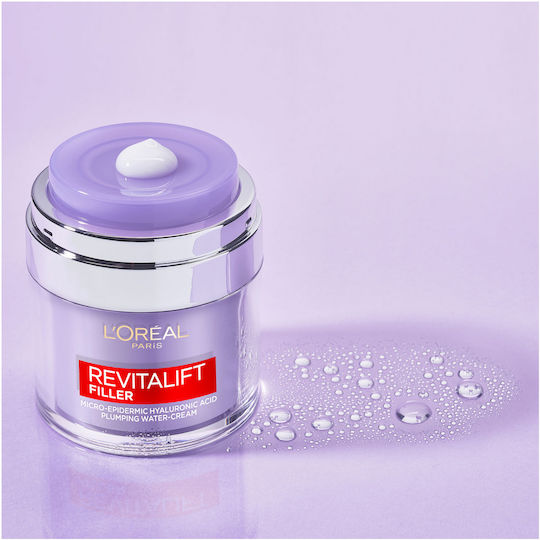 L'Oreal Paris Revitalift Filler Κρέμα Προσώπου για Ενυδάτωση, Αντιγήρανση & Λάμψη με Υαλουρονικό Οξύ 50ml