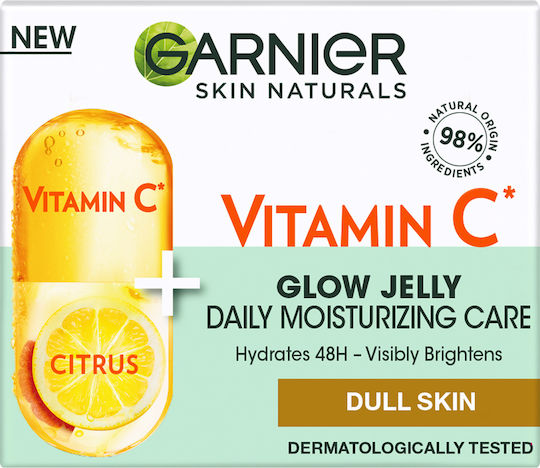 Garnier Skin Naturals 48ωρο Ενυδατικό Gel Προσώπου Ημέρας με Βιταμίνη C 50ml