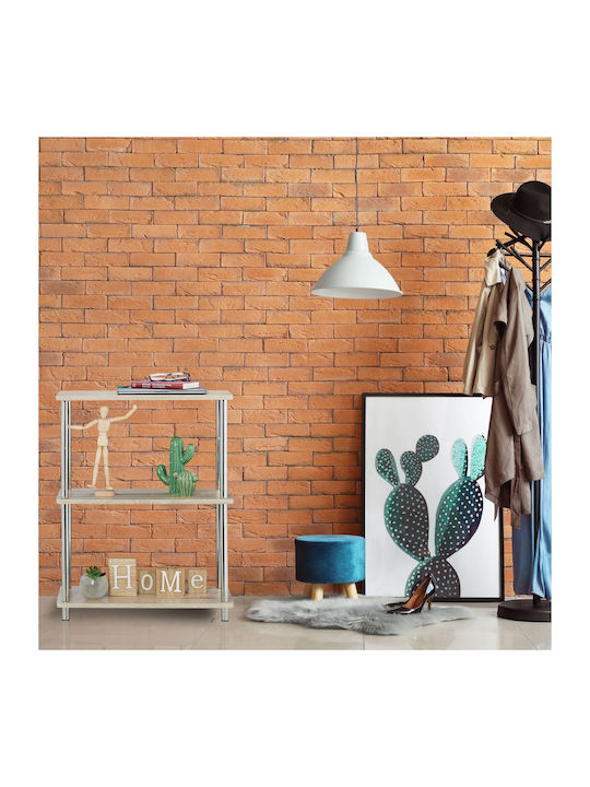 Βιβλιοθήκη Light Brown 60x30x76εκ.