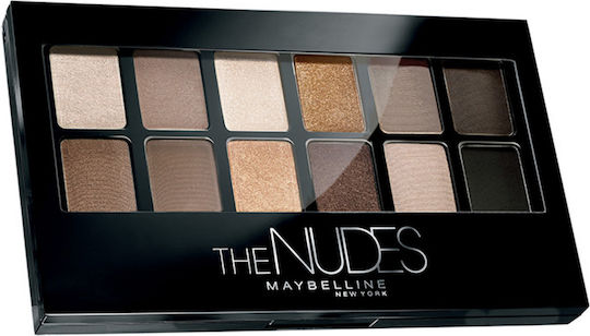 Maybelline Nudes Palette with Eye Shadows in Pressed Powder Form 9.6gr