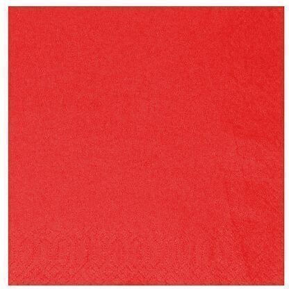 Krinos Luxury Paper Napkins 1/4 Fold 2-ply 33x33cm 400pcs Red