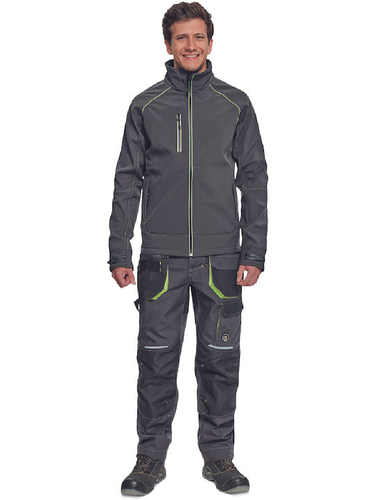 Cerva Μπουφάν Εργασίας Softshell Γκρι