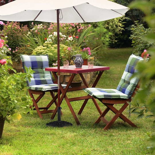 Relaxdays Umbrella Stand Black 34x48.5x48.5cm