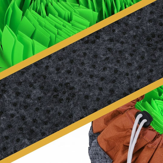 Hranitoare Textilă cu Hrănire Lentă pentru Câine și Pisică 48cm în Culoare Verde