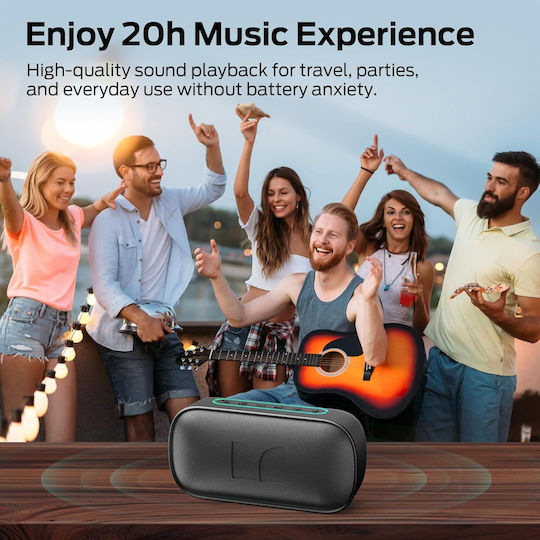 Monster S150 Boxă Bluetooth Impermeabilă 14W cu Durată a Bateriei de până la 20 de ore Neagră