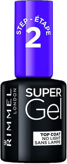 Super Gel Top Coat Nail Polish 12 Ml