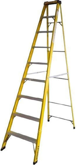 Stanley Metallische Leiter mit 8 Stufen
