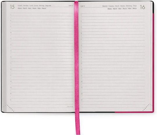 Daily Diary Legami 2026/2027 16-Month 12x18cm Raspberry Jam G2716018