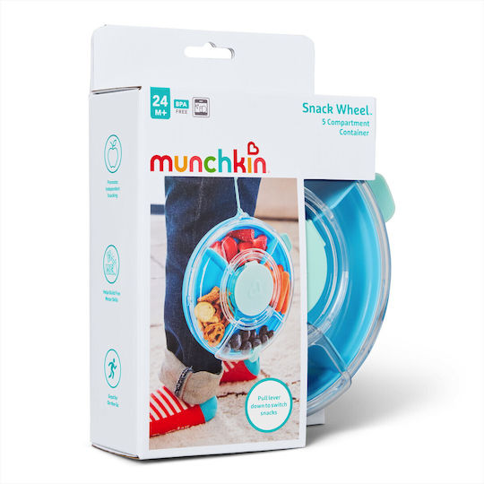 Munchkin Πλαστικό Παιδικό Δοχείο Φαγητού Μπλε
