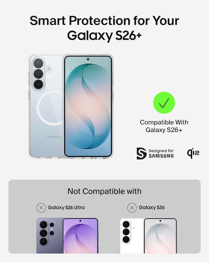 Belkin Sheerforce Back Cover Σιλικόνης / Πλαστικό Διάφανο (Galaxy S26+)