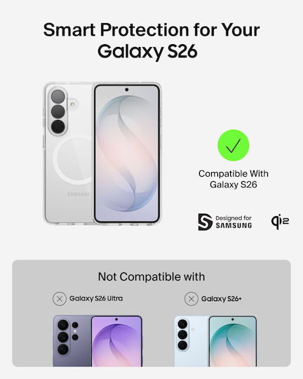 Belkin Sheerforce Back Cover Διάφανο (Galaxy S26)