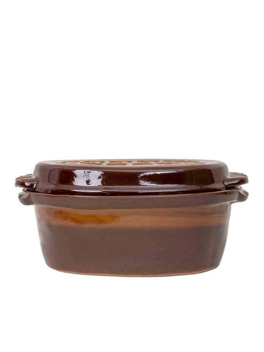 Cratiță Olandeză Ovală Ceramică 35x25cm 4l