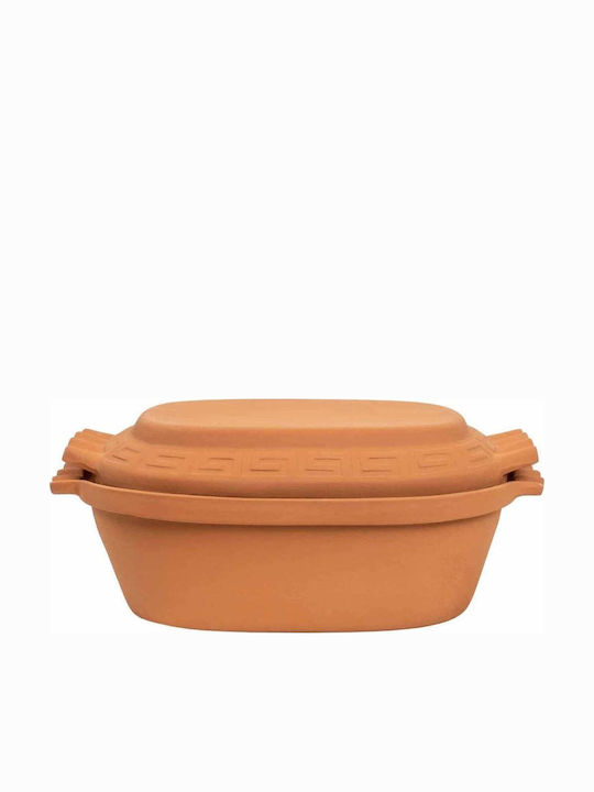 Ovale Keramik Niederländischer Ofen 41x27cm 6l