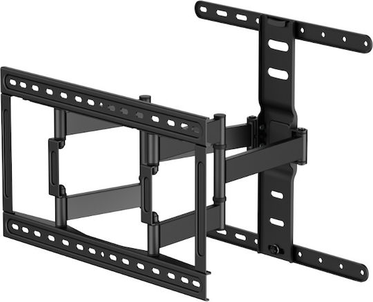 Brateck TV Wall Mount with Extension Arm up to 75" and 60kg Black