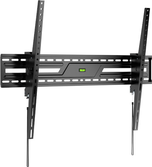 Brateck Βάση Τηλεόρασης Τοίχου έως 100" και 75kg Μαύρο