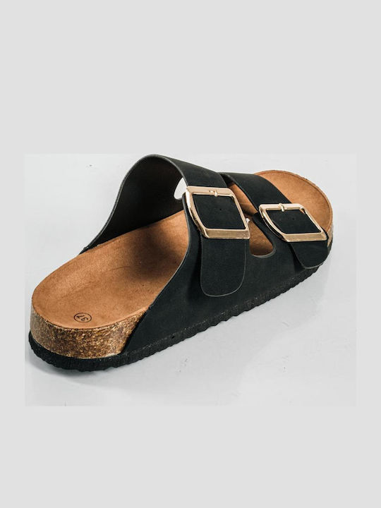 Women's Flat Sandals Black