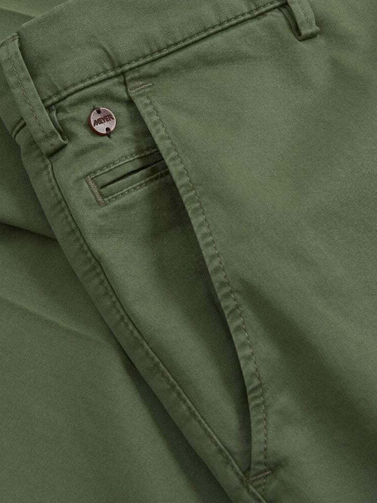 Bonn Chino Elastic Dark Olive Trousers