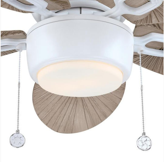 Westinghouse Oasis Ανεμιστήρας Οροφής 132cm με Φως Bahama Grey