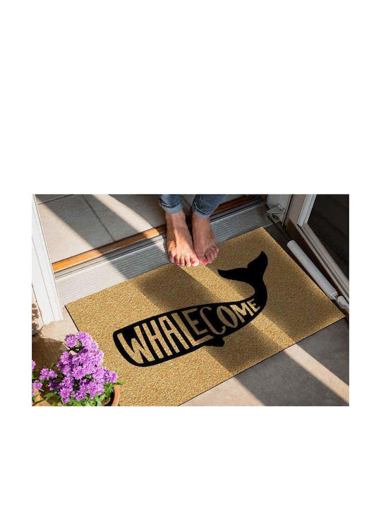 SteweHome Non-Slip Orange Doormat 70x45cm