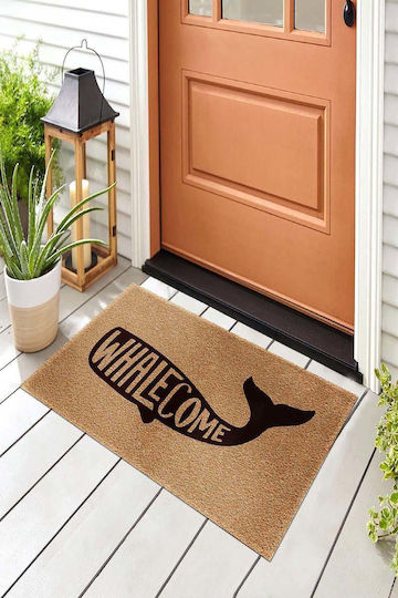 SteweHome Non-Slip Orange Doormat 70x45cm