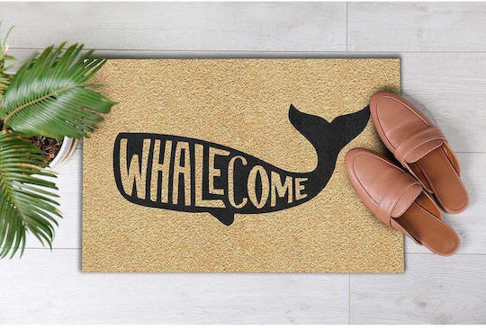 SteweHome Non-Slip Orange Doormat 70x45cm