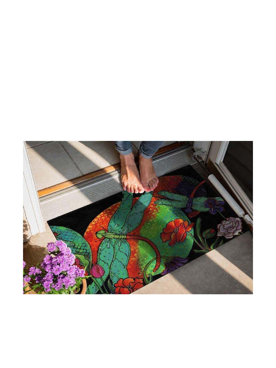 SteweHome Non-Slip Orange Doormat 70x45cm