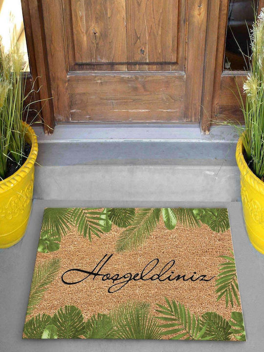SteweHome Non-Slip Orange Doormat 70x45cm