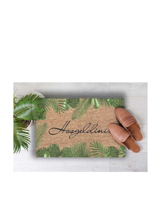 SteweHome Non-Slip Orange Doormat 70x45cm