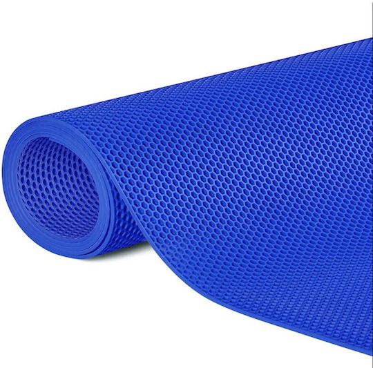 SteweHome Non-Slip Bathtub Mat with Suction Cups Blue