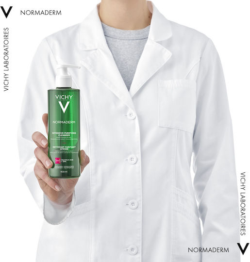 Vichy Normaderm Phytosolution Gel Față pentru Ten Acneic 400ml