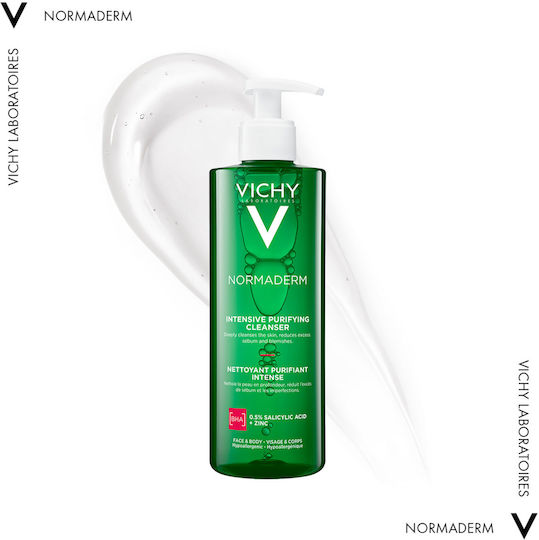 Vichy Normaderm Phytosolution Gel Față pentru Ten Acneic 400ml