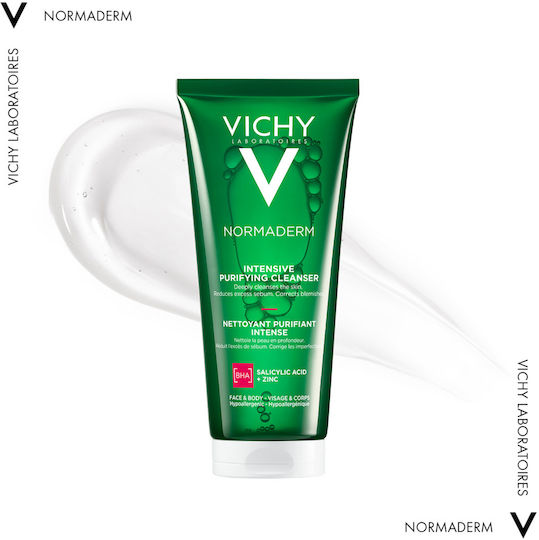 Vichy Normaderm Phytosolution Gel Reinigung Gesicht für Akne-anfällige Haut 200ml