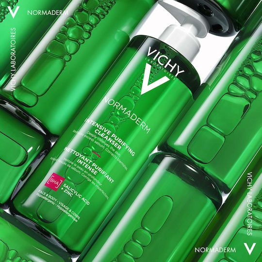 Vichy Normaderm Phytosolution Gel Față pentru Ten Acneic 400ml