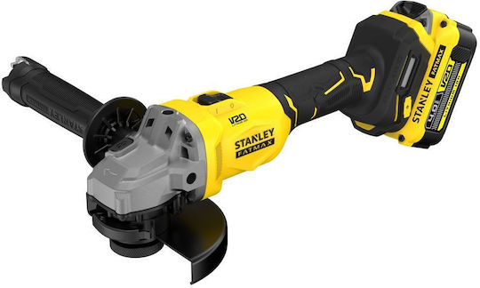 Stanley SFMCG710M1T Angle Grinder 125mm Battery Brushless 1x4Ah