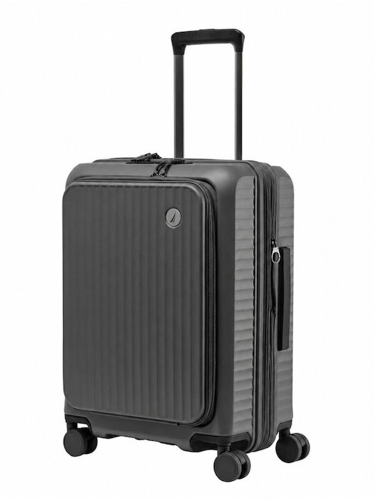 Nautica Hard Travel Suitcases Grey Set 3pcs