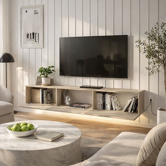 Damla Επιτοίχιο με Φωτισμό Led Travertine 180x29.5x29.5εκ. Damla Επιτοίχιο με Φωτισμό Led Travertine 180x29.5x29.5εκ.