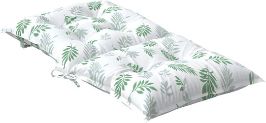 vidaXL Wasserdichtes Gartenstuhlkissen mit Rückenlehne aus Polyester 50x100cm