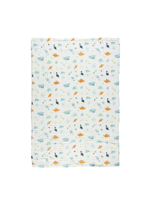 Das Home Babydecke Kinderbett Line Mehrfarbig 105x150cm
