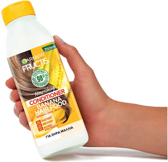 Garnier Fructis Hair Food Banana Balsam Reconstrucție/Nutriție pentru Uscat Păr 350ml