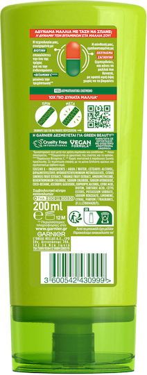 Garnier Fructis Blood Orange Vitamin & Strength Conditioner Αναδόμησης/Θρέψης για Βαμμένα Μαλλιά 200ml