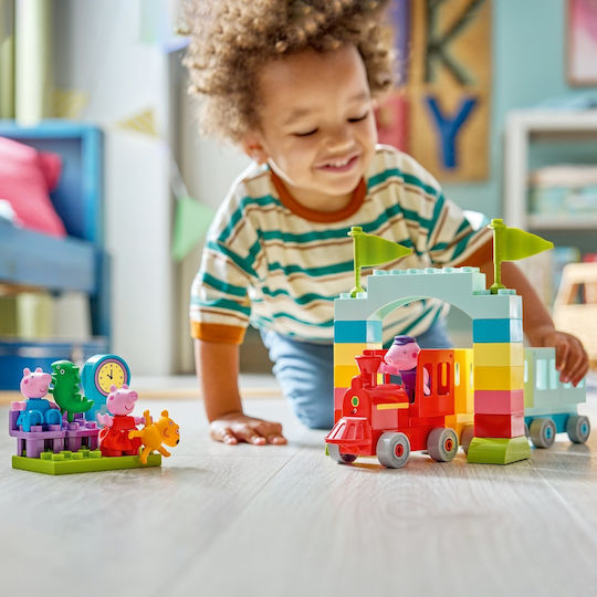 LEGO Duplo Trenul Călătorie cu Bunicul Pig pentru 2+ Ani 35 Bucăți