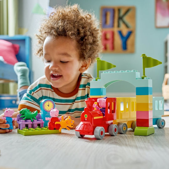 LEGO Duplo Trenul Călătorie cu Bunicul Pig pentru 2+ Ani 35 Bucăți