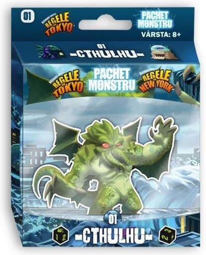 Επέκταση Παιχνιδιού King of Tokyo Cthulhu για 2-6 Παίκτες 8+ Ετών (RO) Lex Games