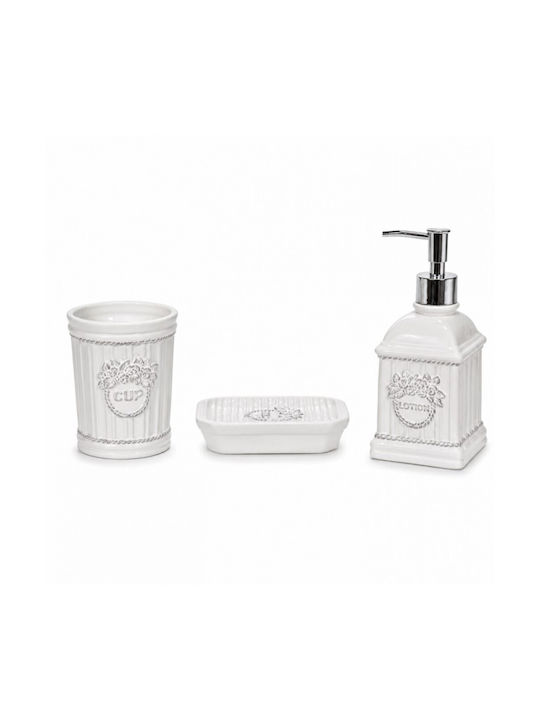 Galifas Set Accesorii Baie Porțelan 3 Bucăți