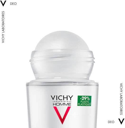 Vichy Homme Anti-Stains Roll-On Against White & Yellow Stains Deodorant 48h Roll-On 50ml