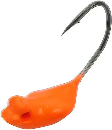 Set Heart Jig Fishing Hook Morigen 4 Units 10gr Yellow UV