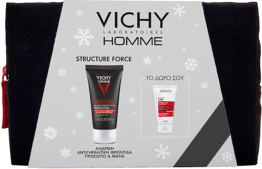Vichy Homme Structure Force Σετ Περιποίησης για Αντιγήρανση & Ενυδάτωση 3τμχ